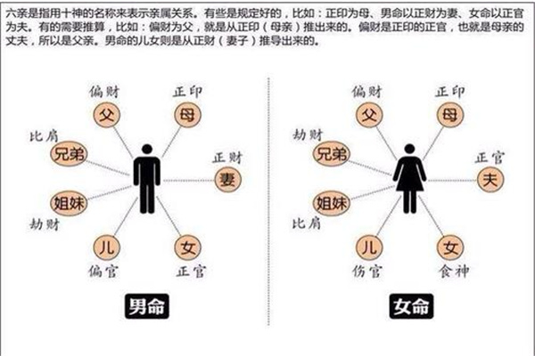 八字十神代表的命运信息