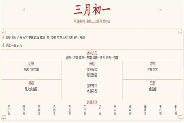 2024年4月9日每日五行穿衣指数解读搭配