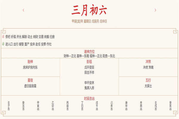 2024年4月14日每日五行穿衣指数解读搭配