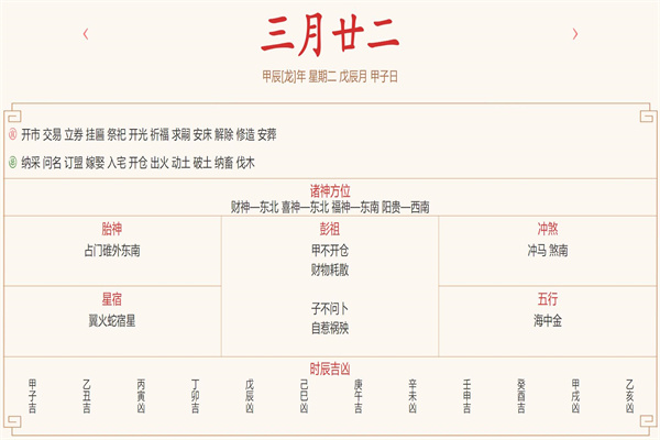 2024年4月30日每日五行穿衣指数解读搭配